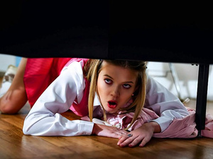 “Caught Redhanded!” Big Dick for Tiny Coco