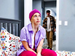 “Stepmom’s Nipple Clamps?!” Tomboy’s Unexpected Threesome