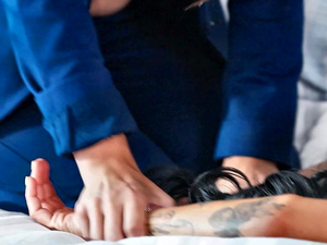 Horny Housewife vs Lesbian Cops