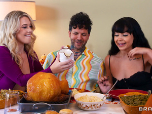 Fuck Everything In Sight! A Brazzers Thanksgiving Story