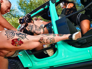 Cross Cuntry Cock Ride: Part 1