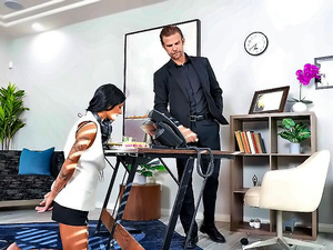 Submissive Assistant Worked HARD